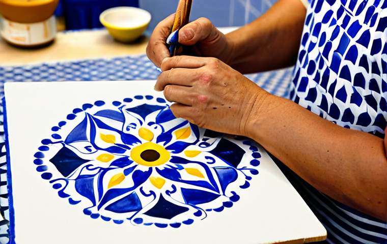뉴트로 디자인과 지역 문화의 통합 - Reinvented Pastel de Nata**

"A close-up shot of a beautifully plated Pastel de Nata with a sprinkle...