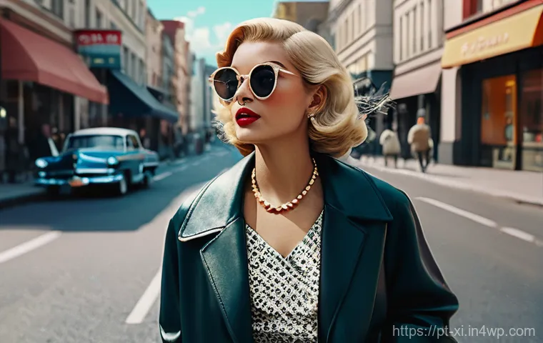 뉴트로 디자인의 영감이 되는 영화 - Here are three detailed image generation prompts in English, inspired by the "Newtro" concept and ad...