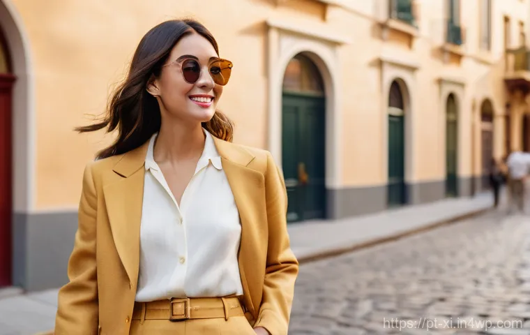 뉴트로 디자인의 영감이 되는 영화 - Prompt 1: Retro-Cinematic Street Style**