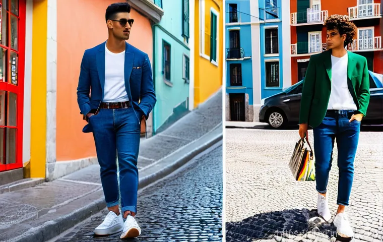 뉴트로 디자인과 지속 가능성 - **Newtro Portuguese Street Style Explorer:**
    "A stylish young adult (appearing 18-25 years old) ...